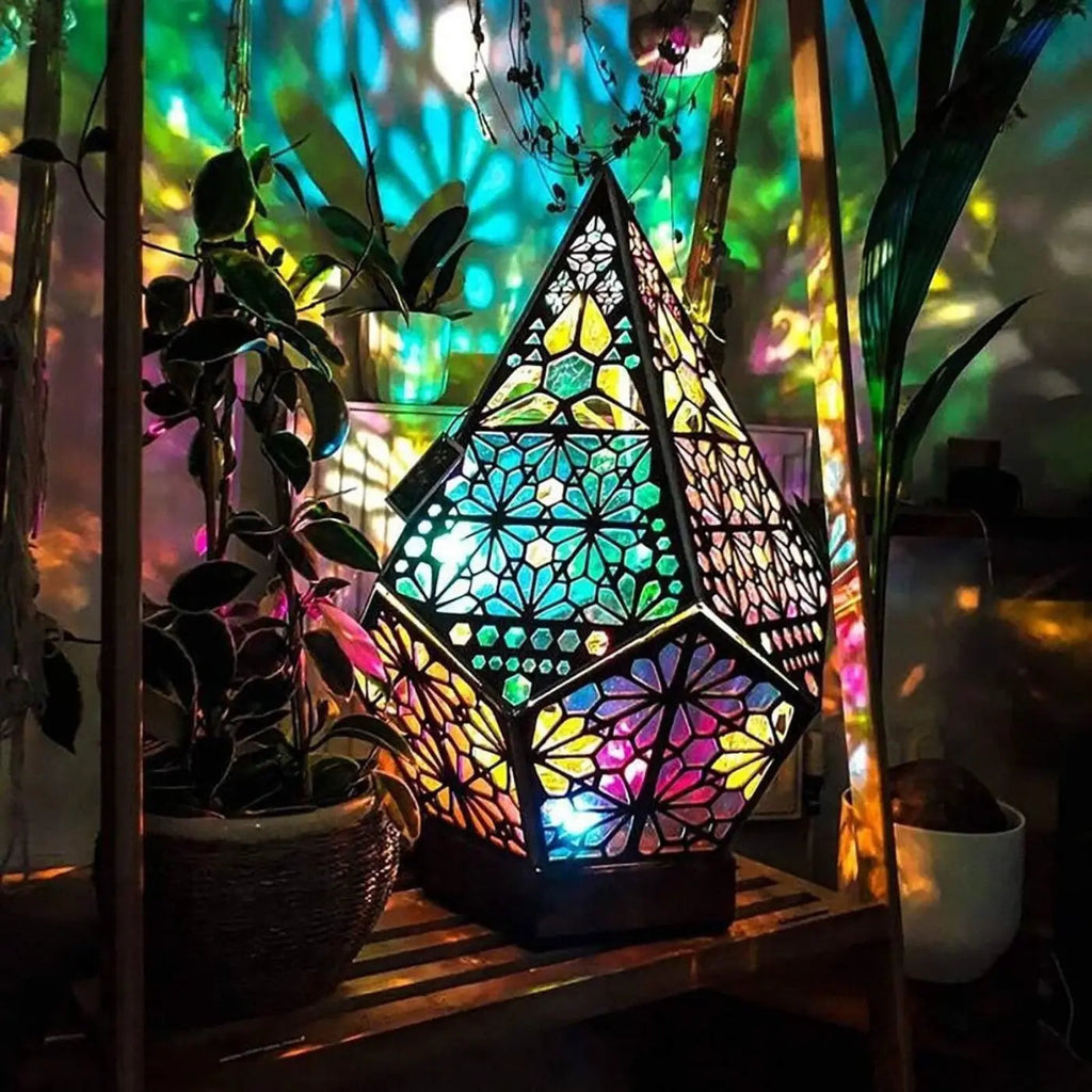 Lampe de chevet au style bohème