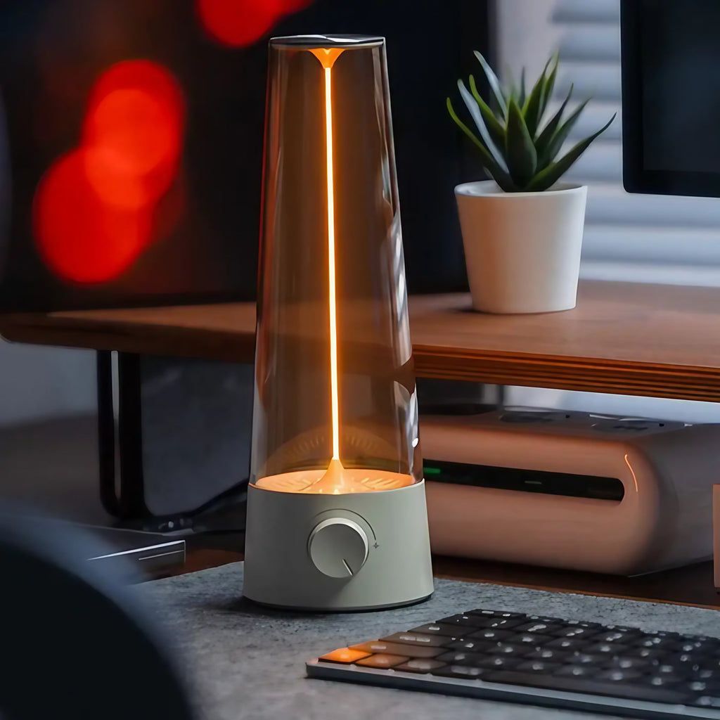 Lampe de chevet conique moderne, blanc ou noir, blanc