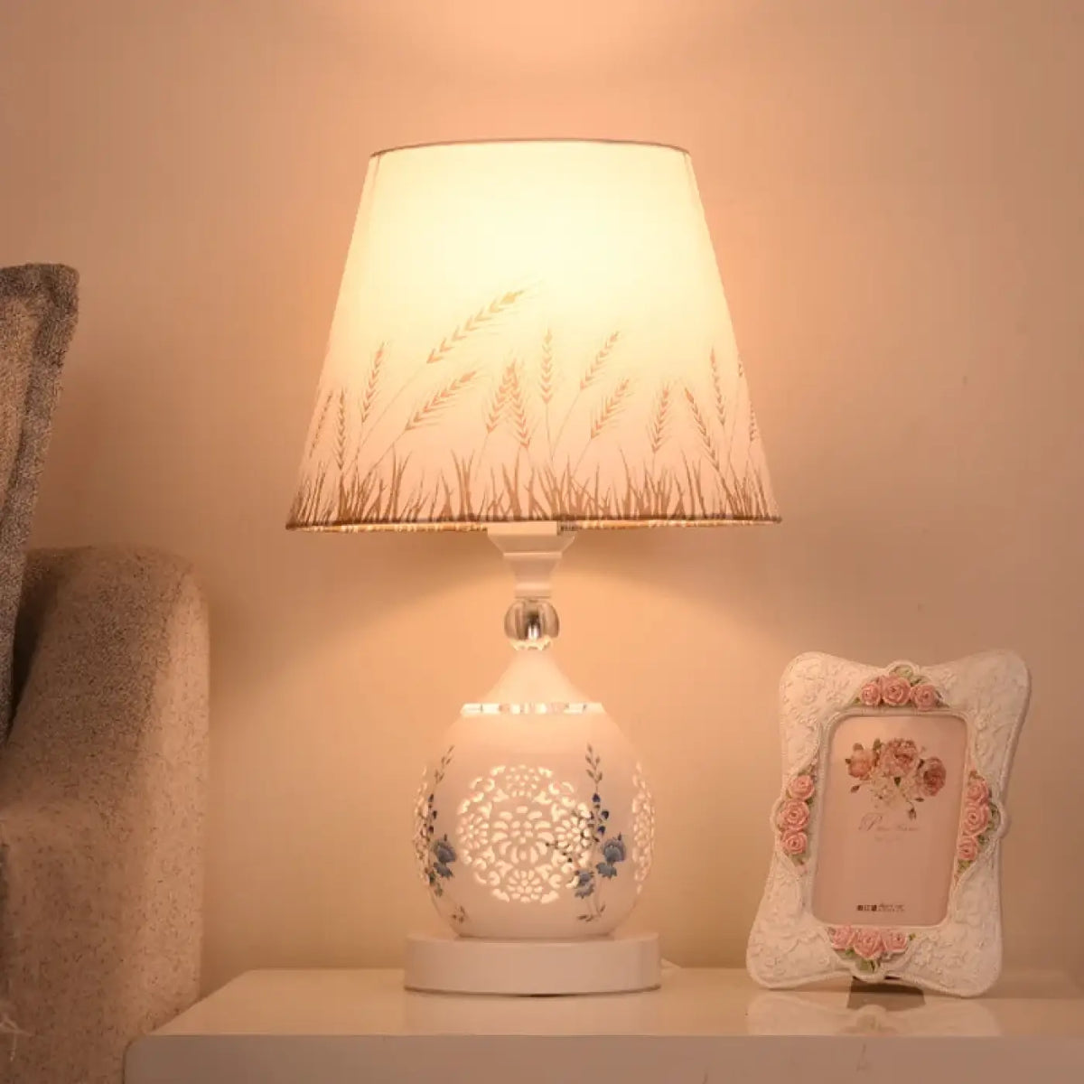 Lampe de chevet en cristal au style vintage, cinq modèles