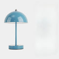 Lampe de chevet scandinave à lumière tamisée, sept coloris, bleu