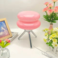 Lampe de chevet géométrique, quatre coloris, rose