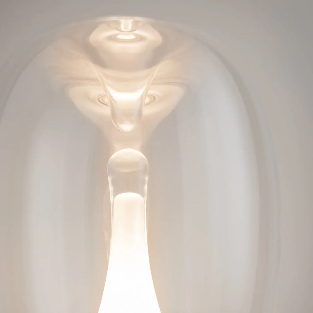 Lampe de chevet LED globe en verre fumé ou transparent