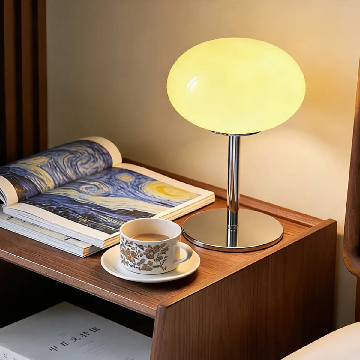 Lampe de table minimaliste esprit Bauhaus, quatre coloris