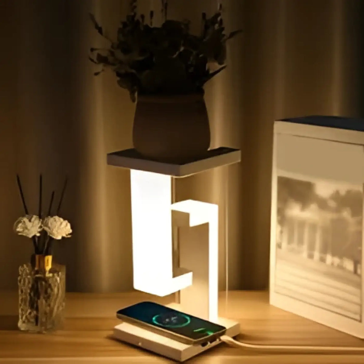 Lampe de chevet moderne pour table de nuit