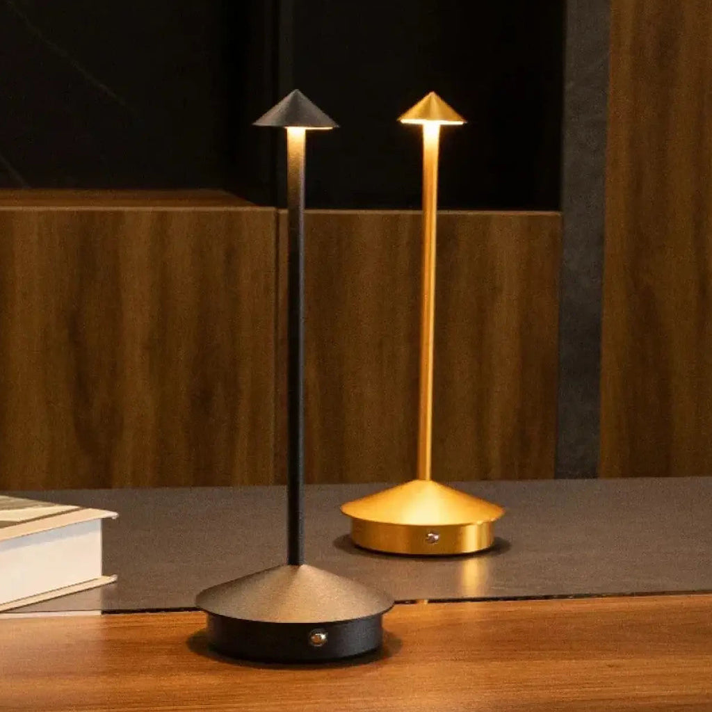 Lampe de chevet moderne et épurée, quatre coloris