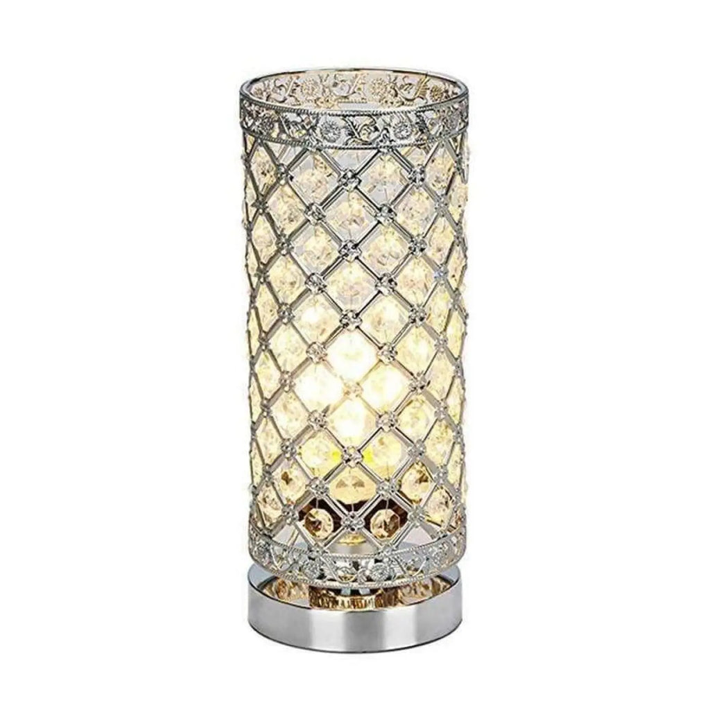 Lampe de chevet orientale, argentée ou dorée