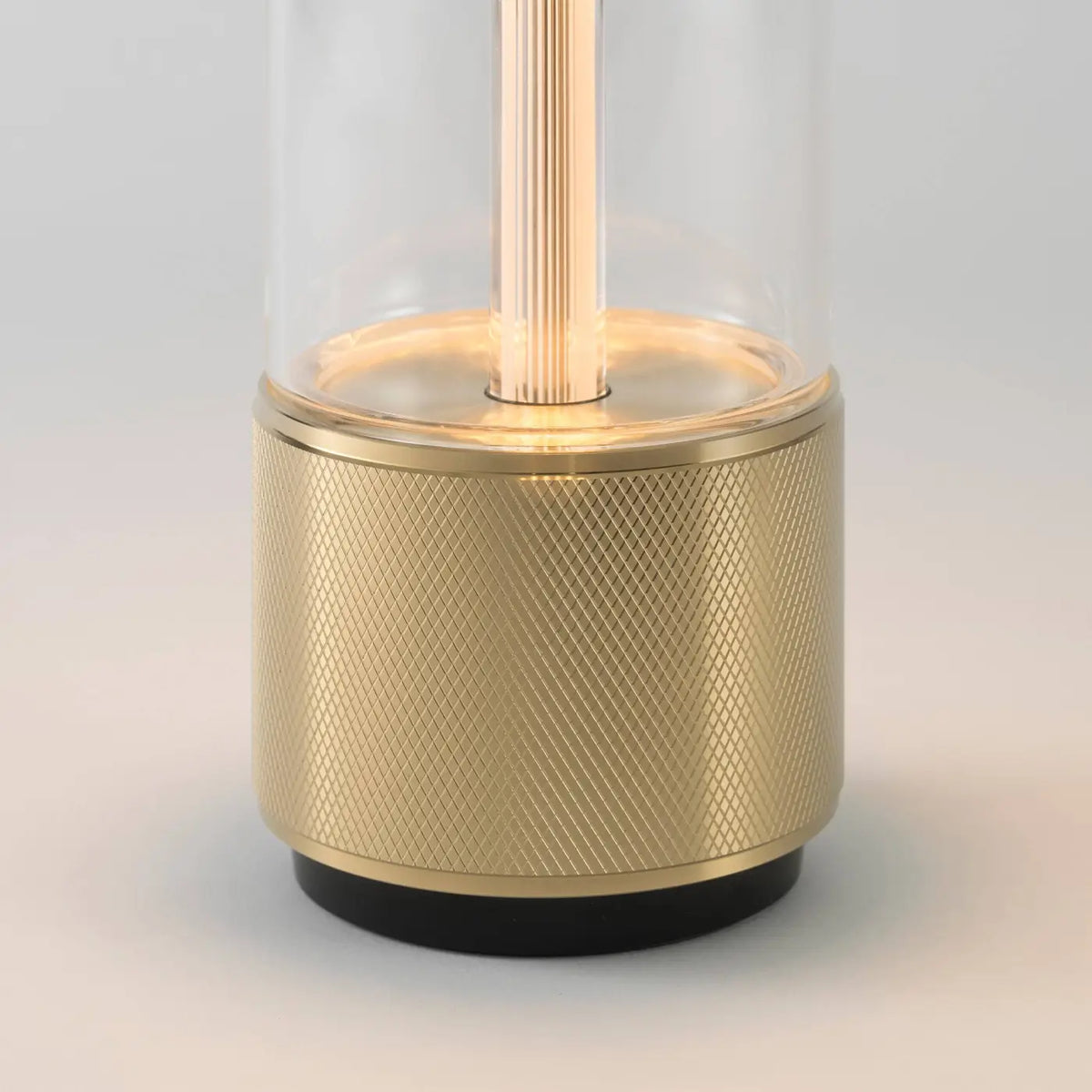 Lampe portable rechargeable LED en acier et verre trempé, IP65