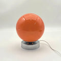Lampe de chevet ronde au style scandinave, orange ou blanche, orange