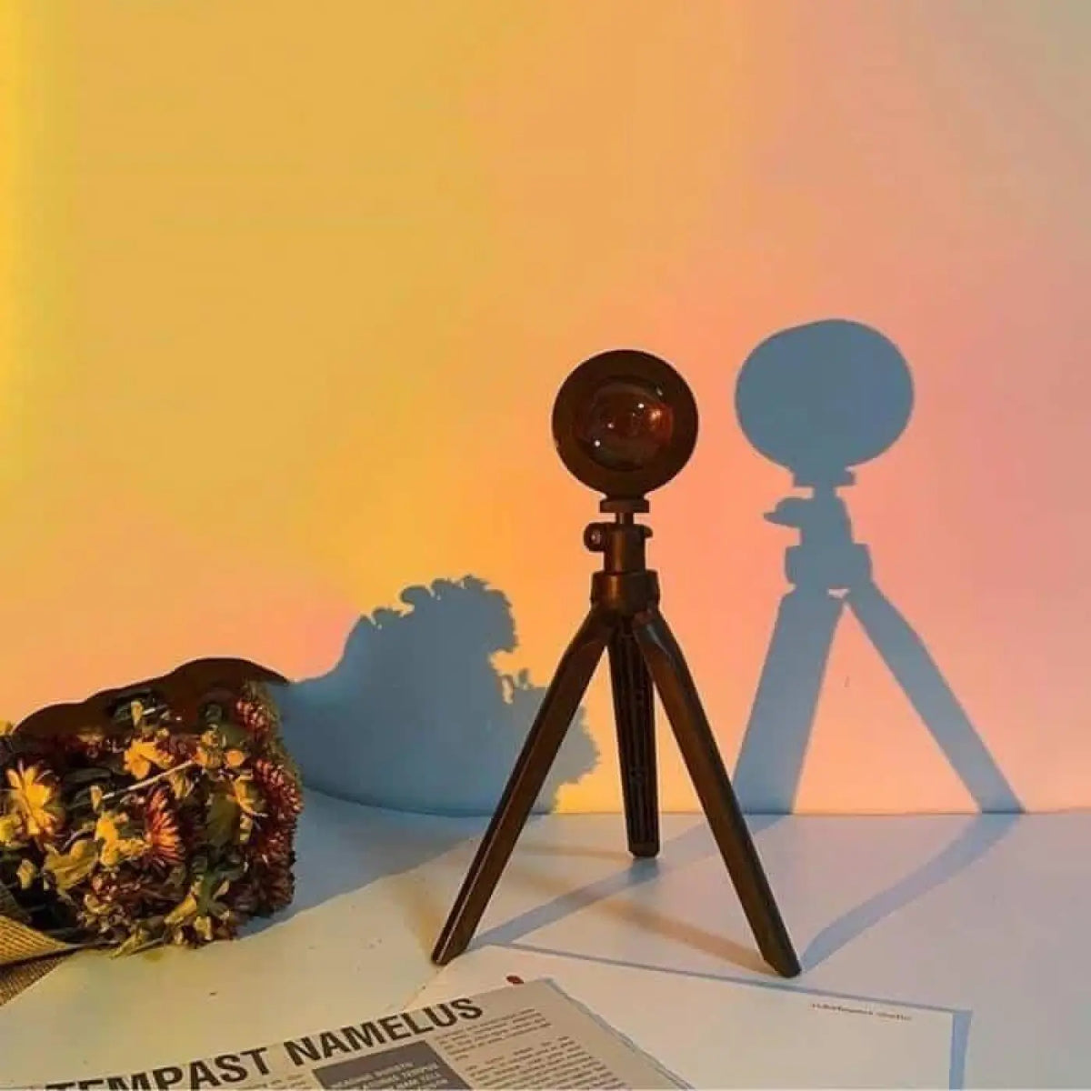 Lampe coucher de soleil USB à télécommande, 16 couleurs