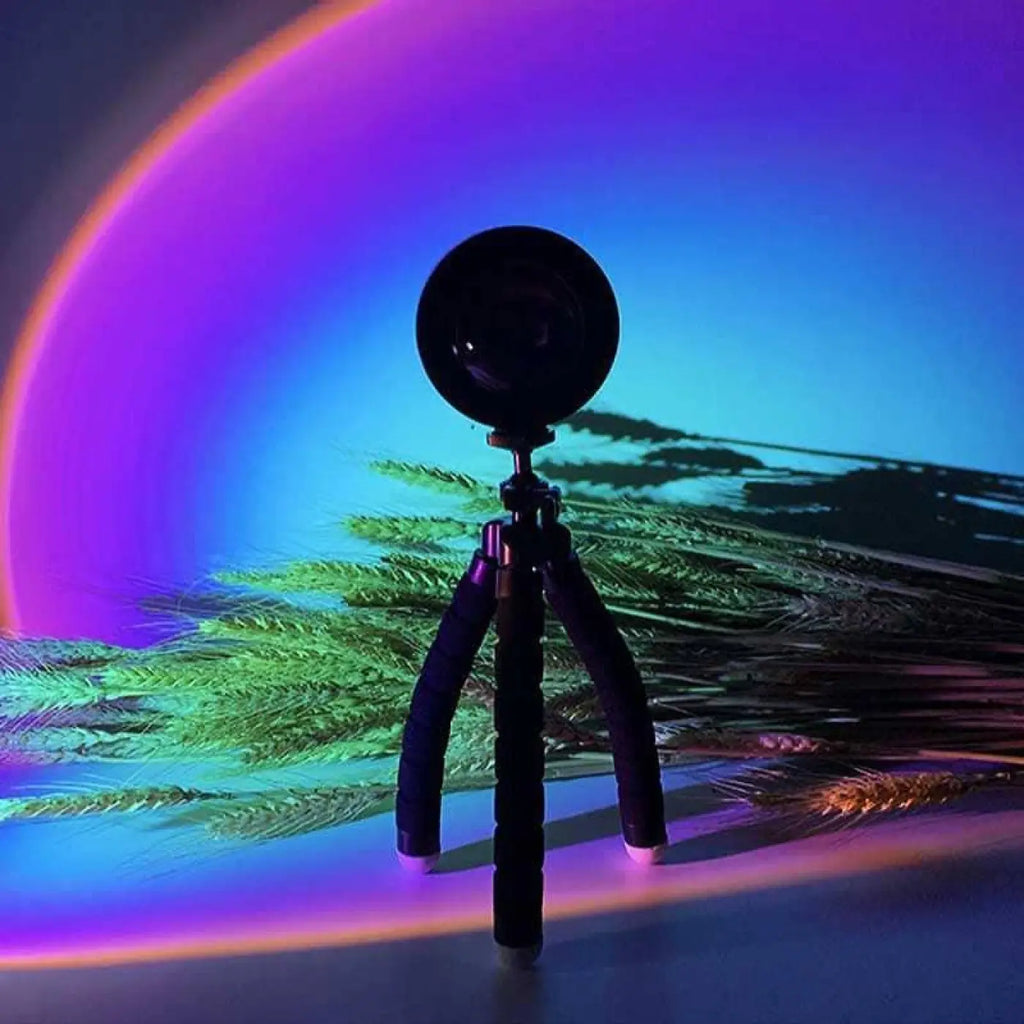 Lampe coucher de soleil USB à télécommande, 16 couleurs