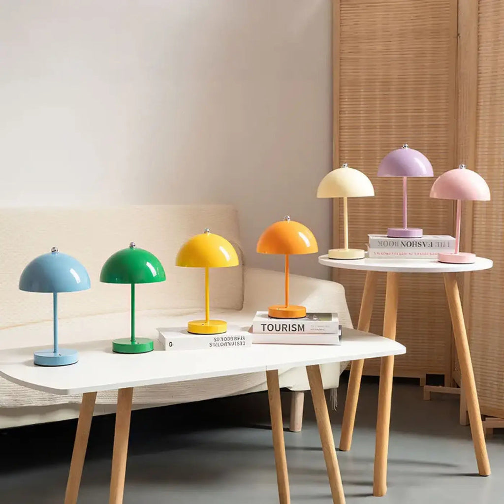 Lampe de chevet scandinave à lumière tamisée, sept coloris