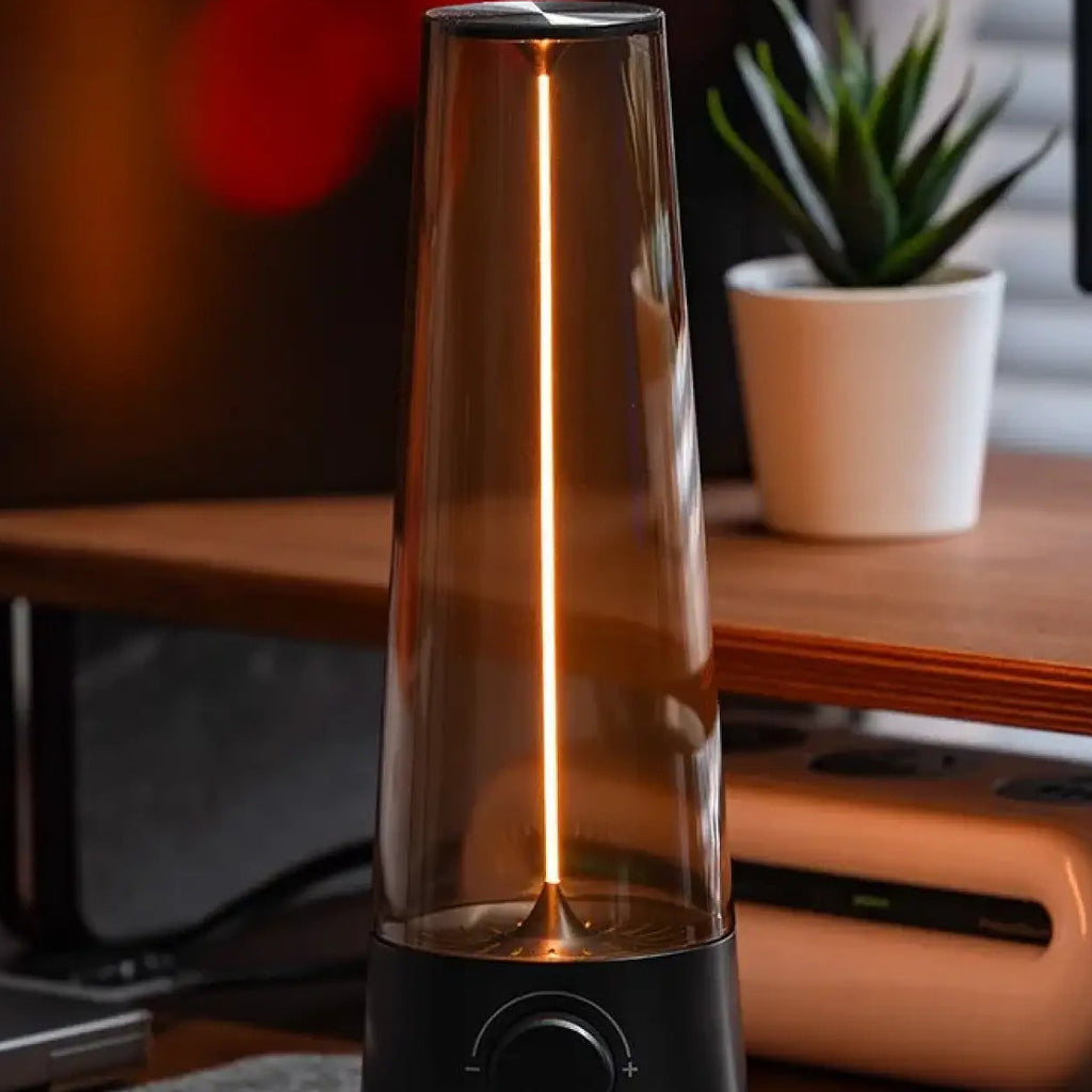 Lampe de chevet conique moderne, blanc ou noir