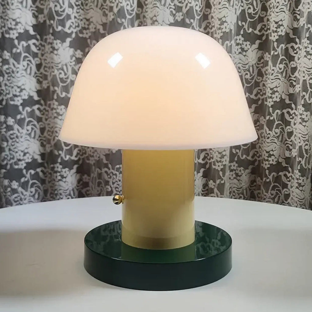 Lampe de chevet tactile minimaliste, beige, bleu ou marron, beige