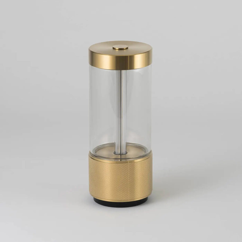 Lampe portable rechargeable LED en acier et verre trempé, IP65
