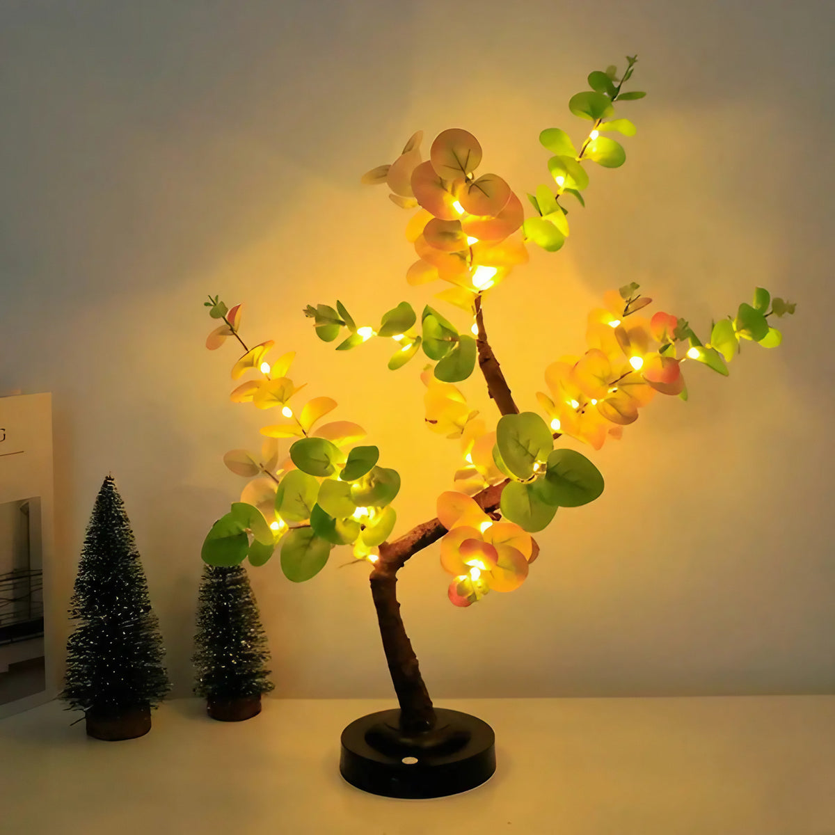 Lampe arbre lumineux à poser, décor inspiré de la nature