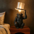 Lampe sculpture gorille au style audacieux