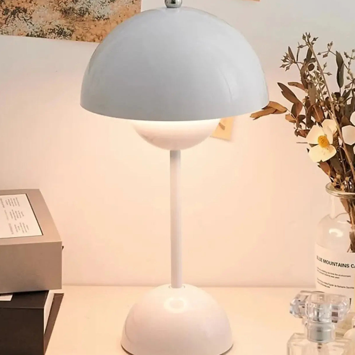 Lampe de table colorée à sphère lumineuse, sept coloris