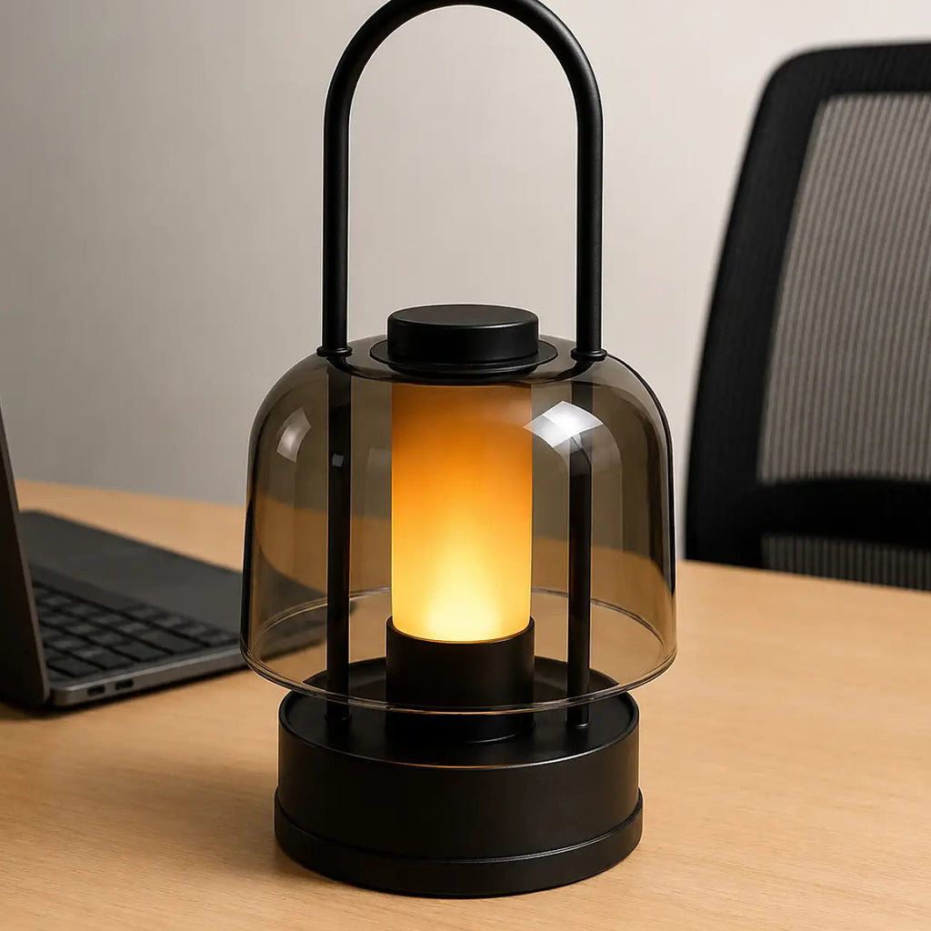 Lampe sans fil à dôme transparent, éclairage réglable, deux modèles