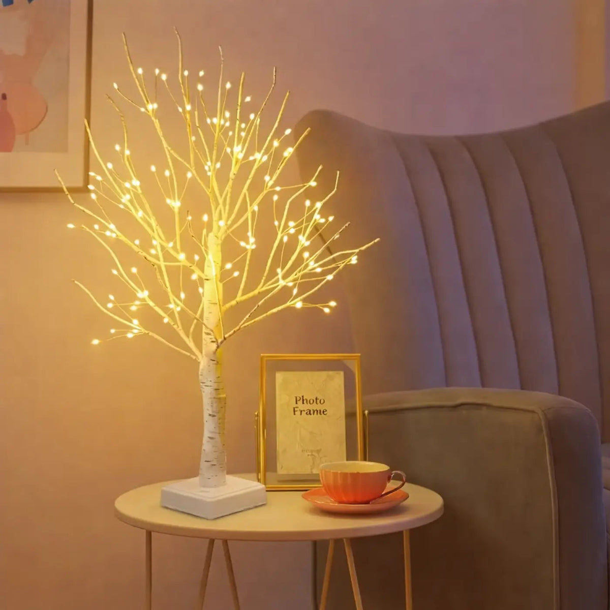 Arbre lumineux décoratif à branches, 24 ou 144 points lumineux