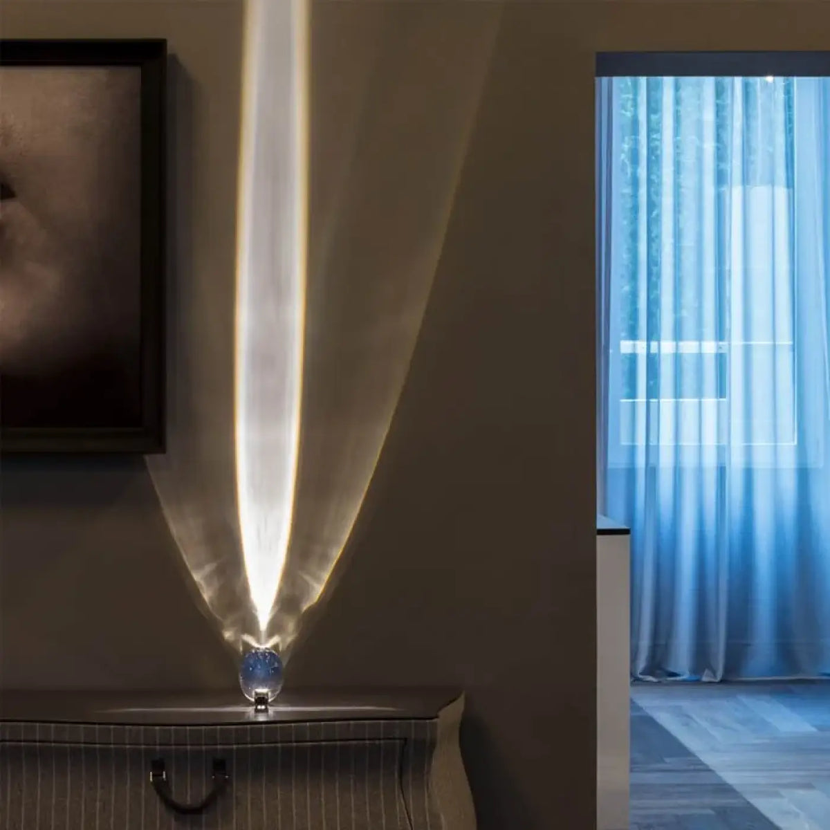 Lampe de chevet cosmique, décor inspiré de l'espace