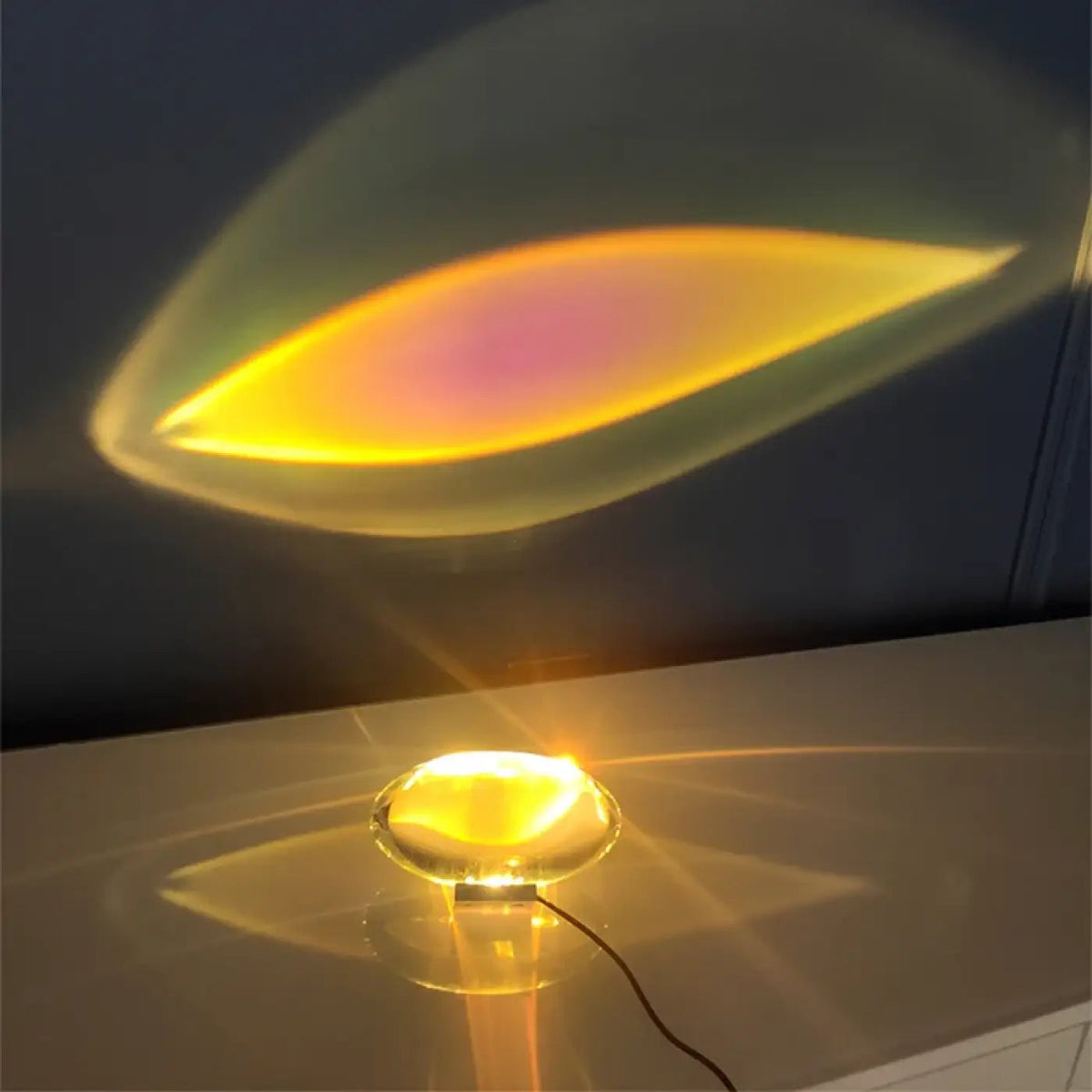 Lampe de chevet cosmique, décor inspiré de l'espace