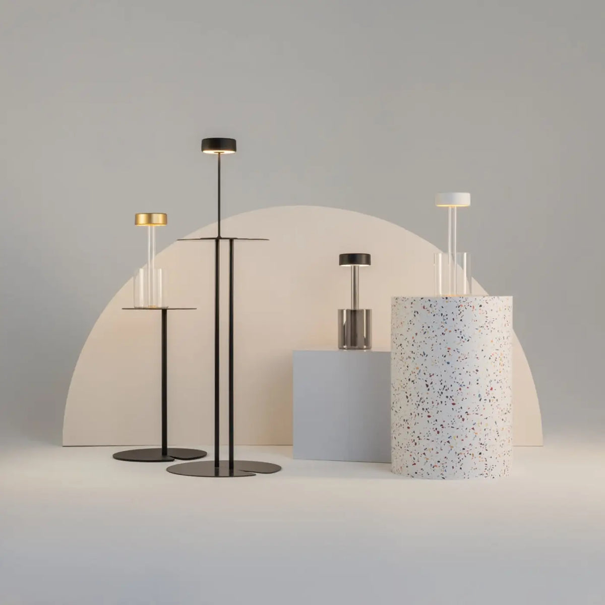 Lampe sans fil rechargeable en aluminium, LED de 2200 à 4000 K