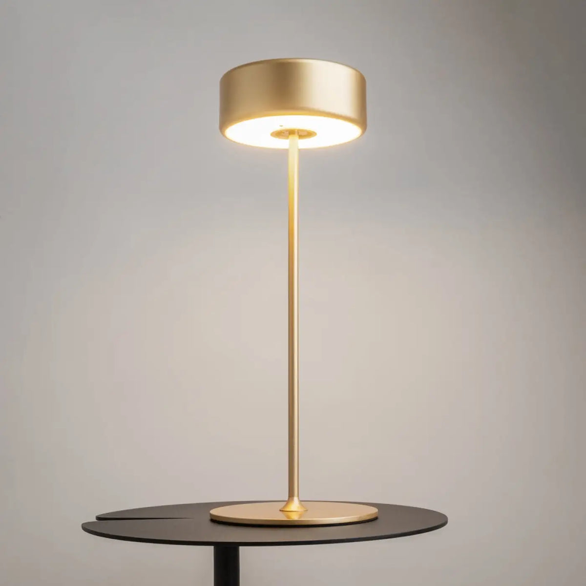Lampe sans fil rechargeable en aluminium, LED de 2200 à 4000 K, doré