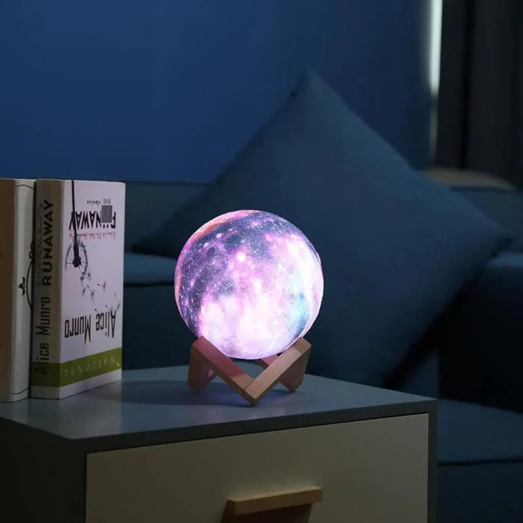 Lampe de chevet galaxie, trois tailles S, M et L