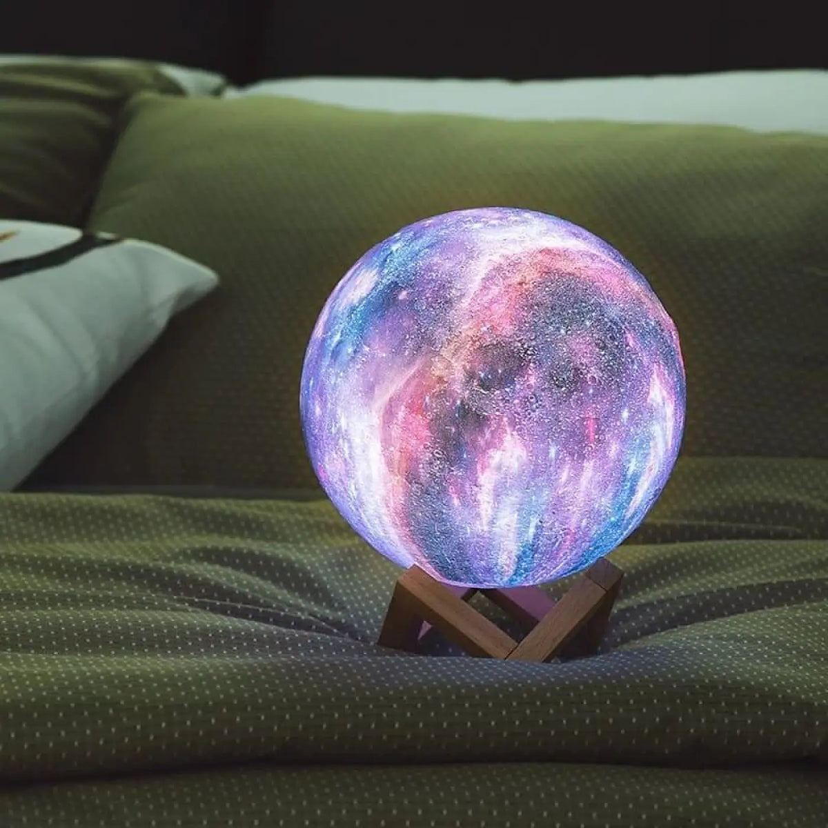 Lampe de chevet galaxie, trois tailles S, M et L