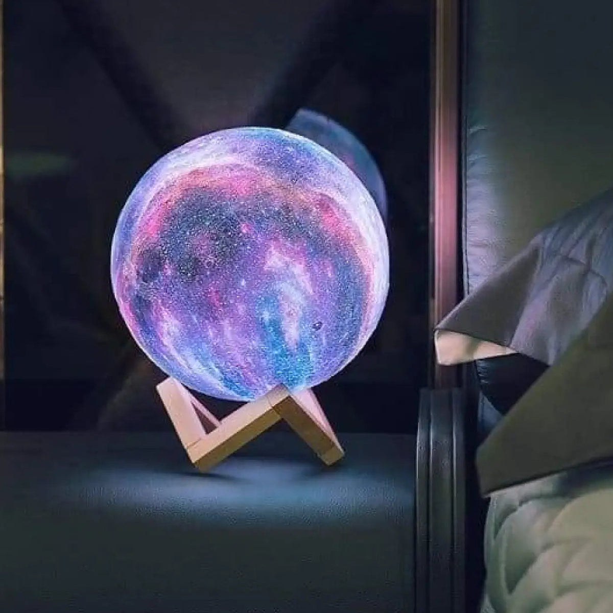 Lampe de chevet galaxie, trois tailles S, M et L