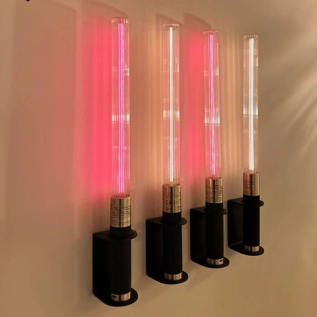 Lampe tube lumineux sans fil rechargeable, à poser ou au mur