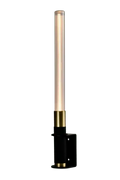 Lampe tube lumineux sans fil rechargeable, à poser ou au mur, jaune