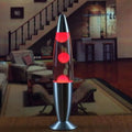 Lampe à lave rétro en verre, quatre coloris au choix, rouge