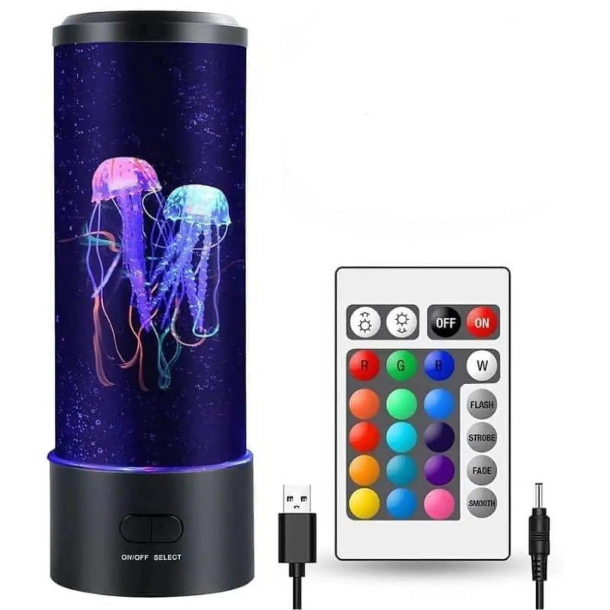 Lampe de chevet en forme de méduse, esprit marin