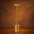 Mini lampe à poser au design épuré, dorée ou noire, doré
