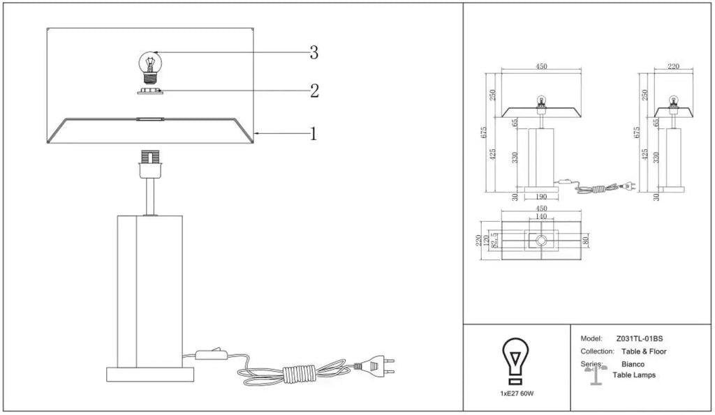 Lampe à poser en albâtre et métal laiton, abat-jour tissu blanc