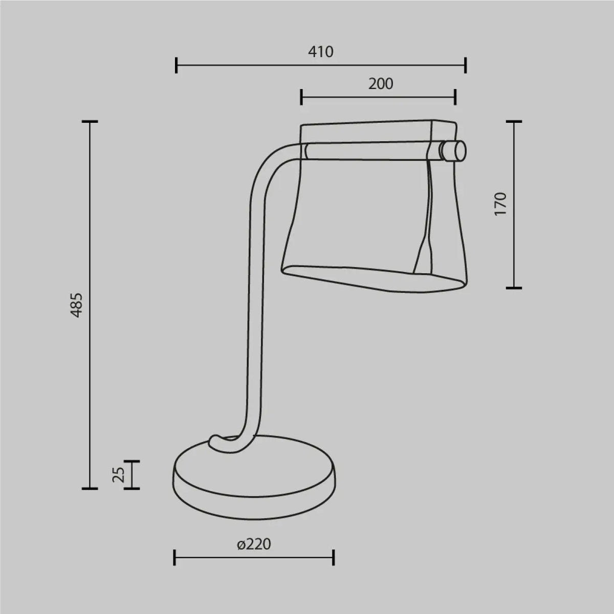 Lampe à poser LED base finition laiton et abat-jour en verre clair