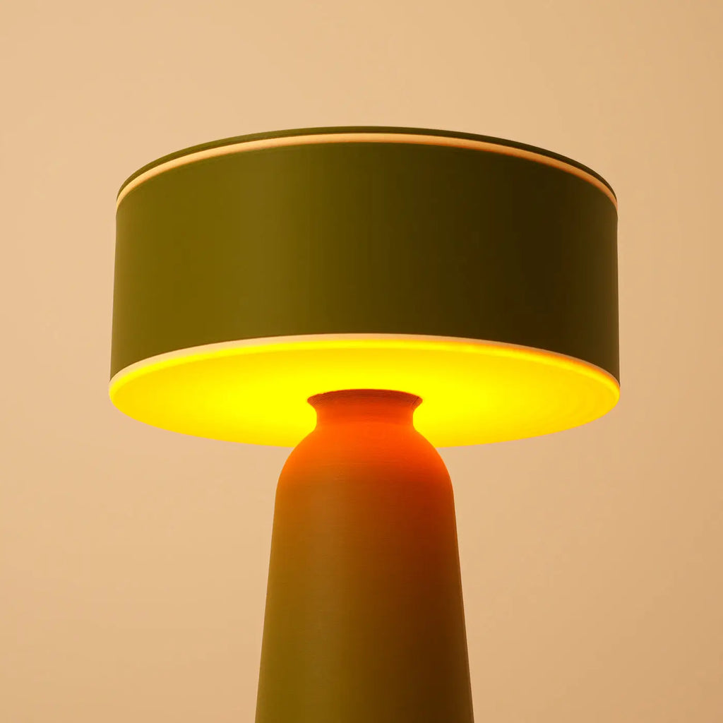 Lampe de chevet à couvercle pivotant qui dose la lumière, G9