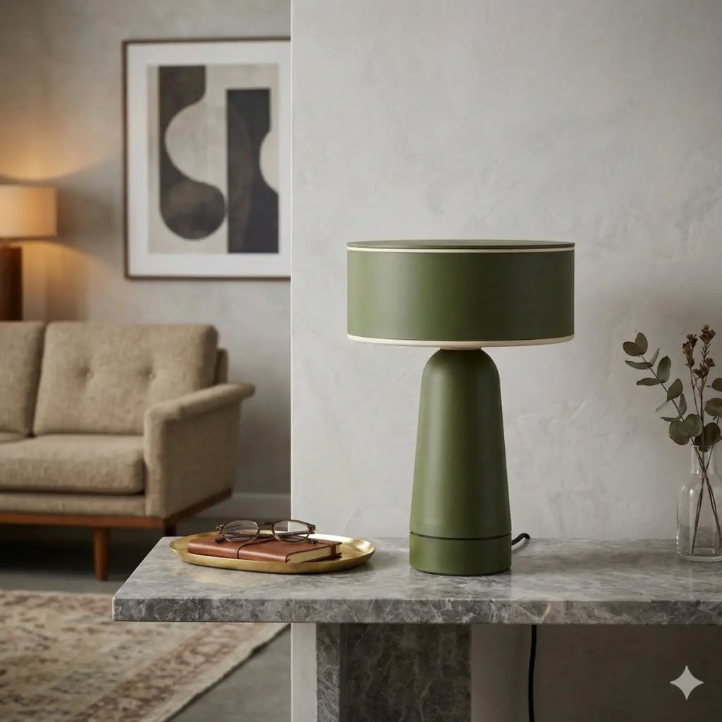 Lampe de chevet à couvercle pivotant qui dose la lumière, G9