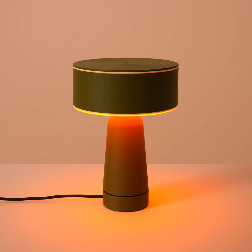 Lampe de chevet à couvercle pivotant qui dose la lumière, G9