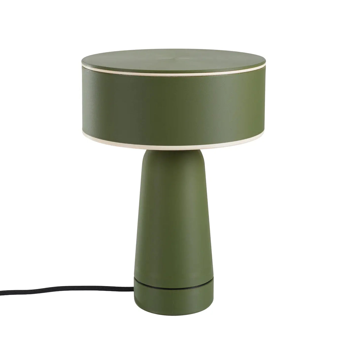 Lampe de chevet à couvercle pivotant qui dose la lumière, G9, vert olive