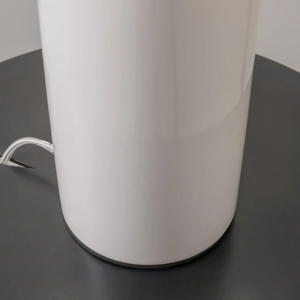 Lampe de chevet pied en céramique et abat-jour en tissu, 43 cm