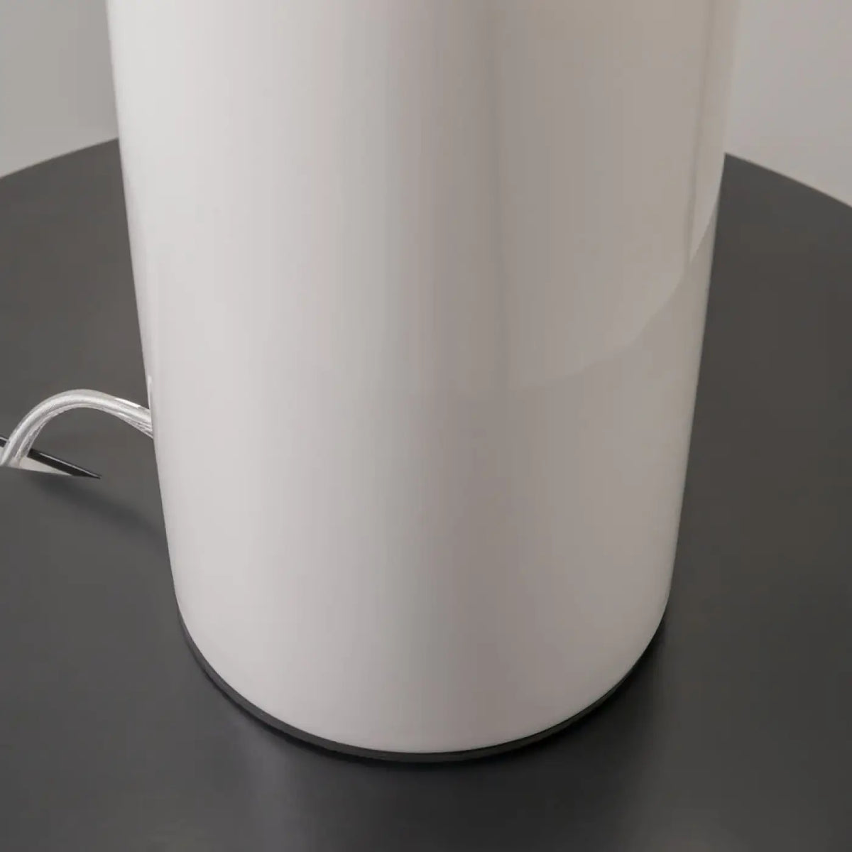 Lampe de chevet pied en céramique et abat-jour en tissu, 43 cm