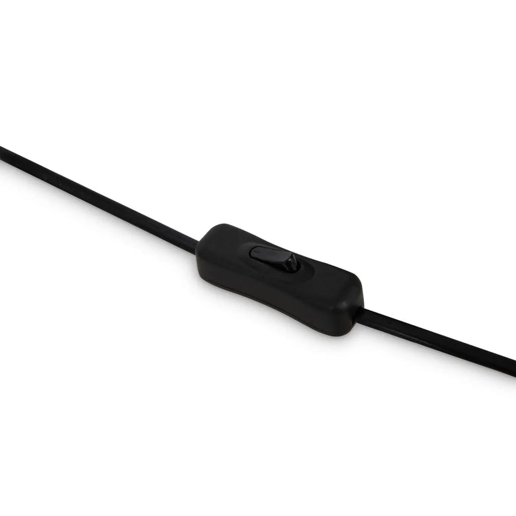 Lampe de chevet pied en céramique et abat-jour en tissu, 43 cm