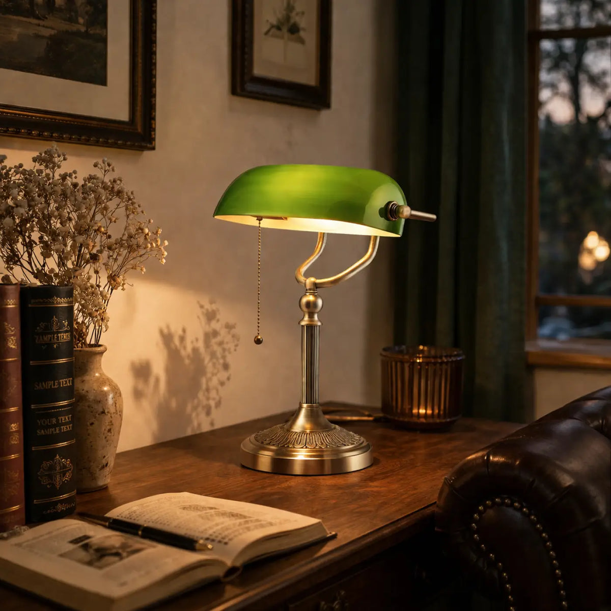 Lampe de chevet rétro au style vintage