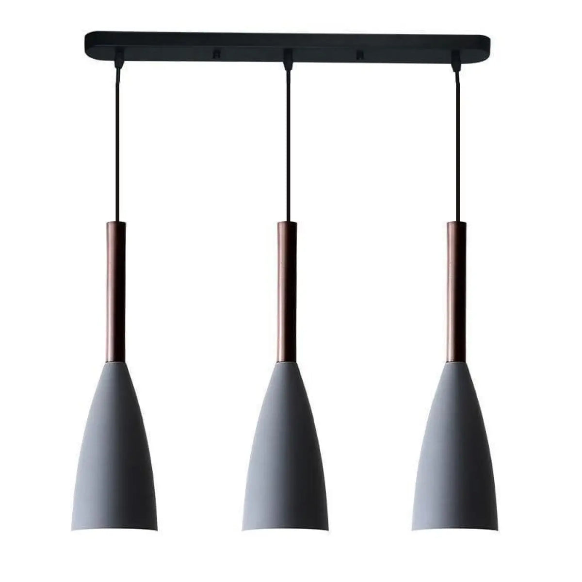 Lampe à suspendre en cinq coloris, dont multicolore, gris