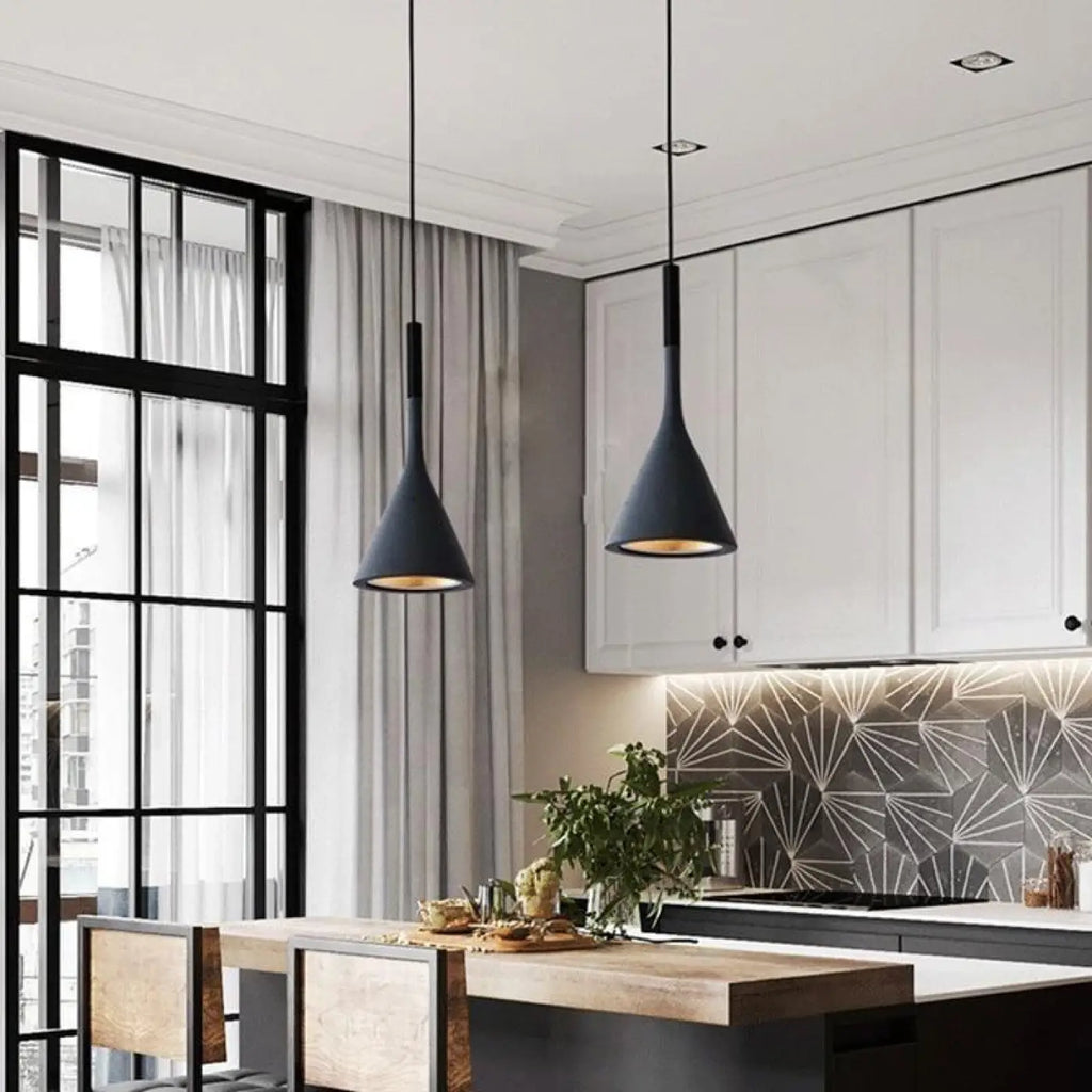 Lampe suspendue pour cuisine, huit coloris au choix