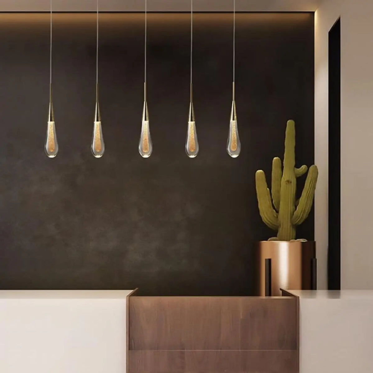Suspension design aux lignes contemporaines