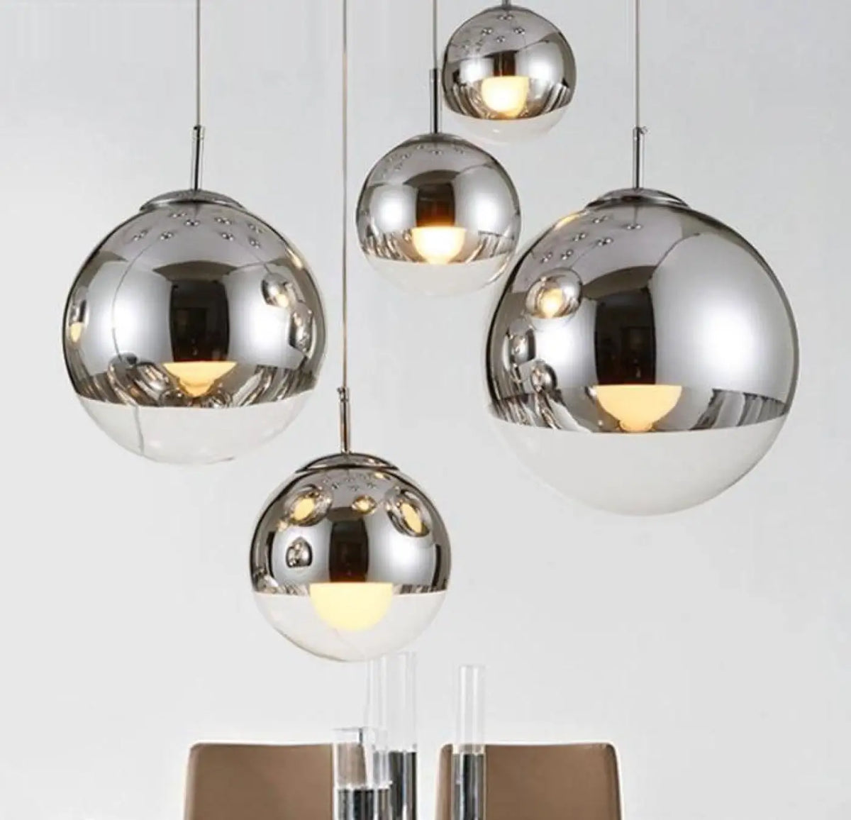 Lampe suspendue pour salon, trois tailles S, M et L