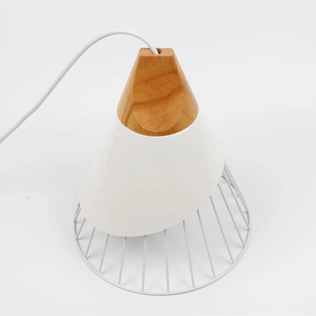 Lampe suspendue simple et épurée, noire ou blanche